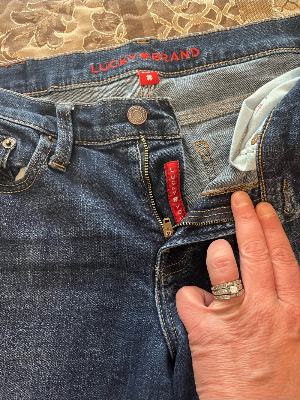 Lucky Brand Jeans ~Sweet Mid Rise Boot in Dark Indigo 8/29